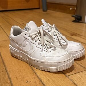 Nike Classic White Leather Sneakers AF